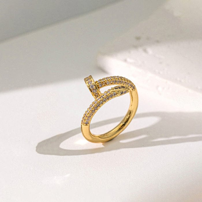 Crystal Wrap Adjustable Ring